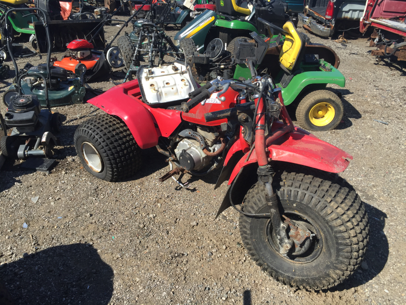 For some reason, there were two trikes, and a extra front.